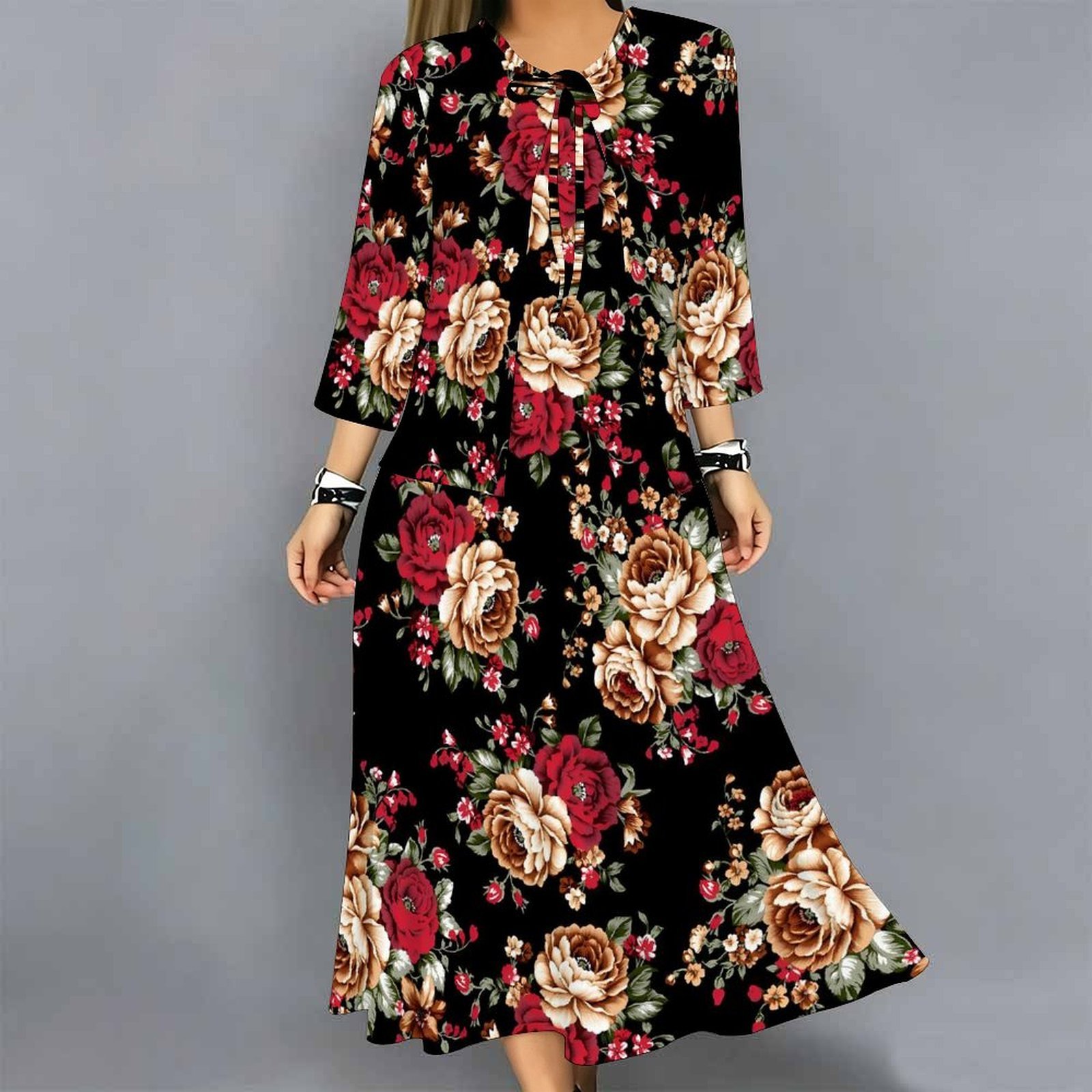 Damen 2-teiliges Kleidungsset, – Midi Skirt Floral Bewertung und Preis