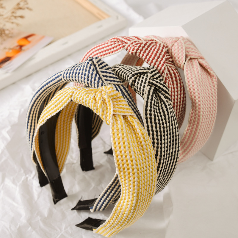 Breitkrempiges Kariertes Stirn – Headband Summer Knit Bewertung und Preis