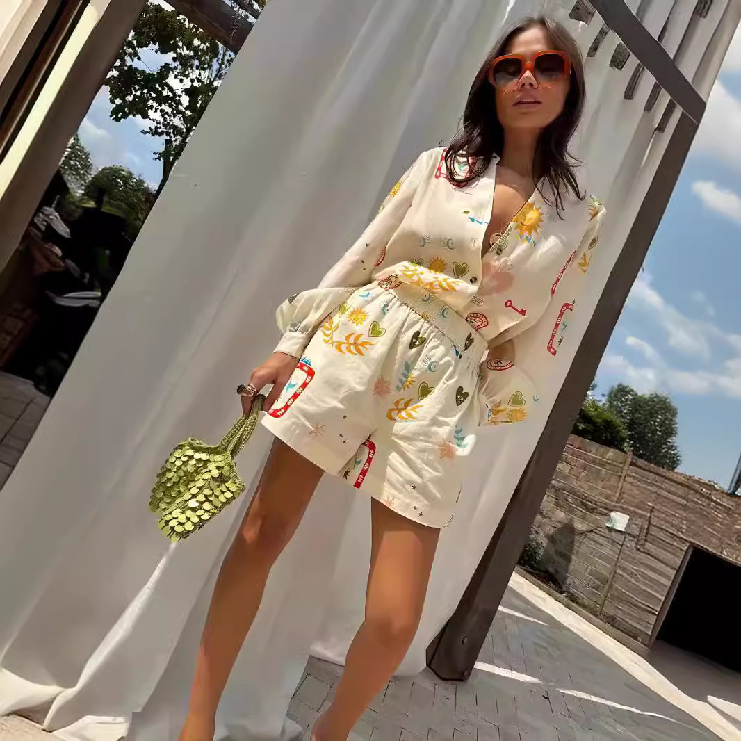 Damen Freizeitanzug mit Elasti – Romper Floral Print Bewertung und Preis