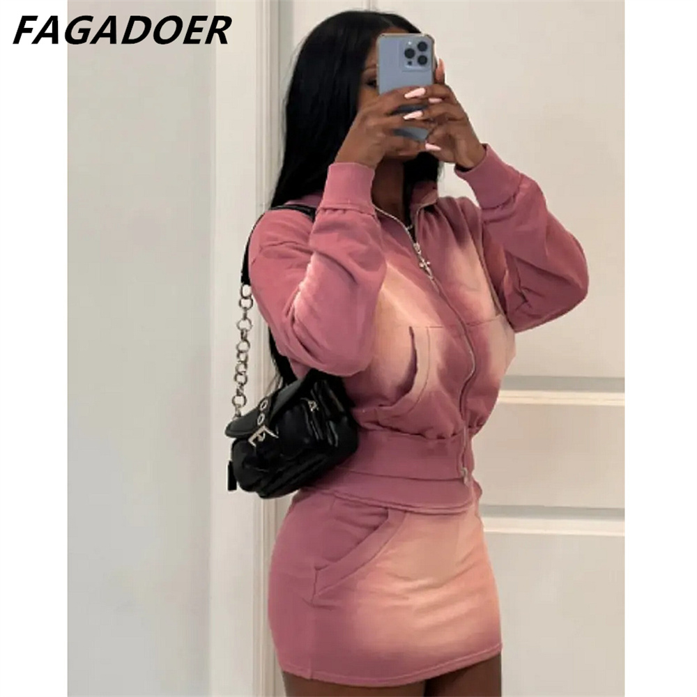 FAGADOER Rosa Tie Dye Print Zw – Crop Top Crochet Bewertung und Preis